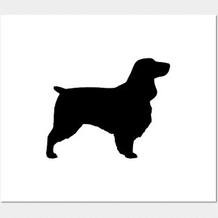 Field Spaniel Silhouette Posters and Art